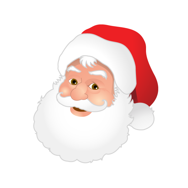 Transparent Ded Moroz Snegurochka Santa Claus Christmas Ornament Smile for Christmas