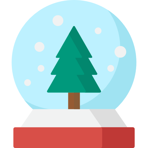 Transparent Tree Pine Conifers Christmas Decoration Triangle for Christmas