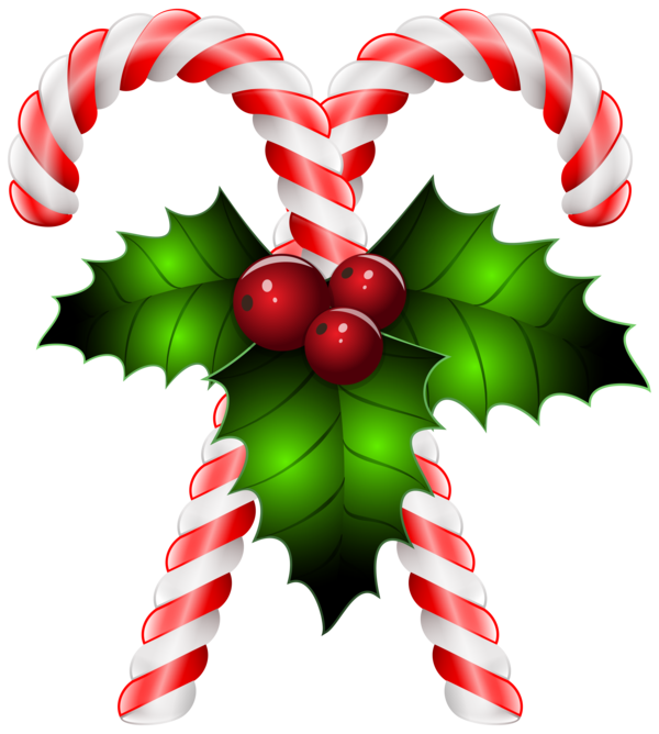 Transparent Candy Cane Lollipop Stick Candy Christmas Ornament Leaf for Christmas