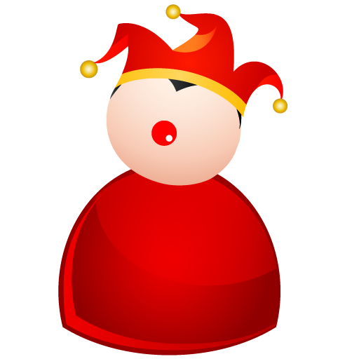 Transparent Carnival Clown Desktop Environment Christmas Ornament Christmas Decoration for Christmas