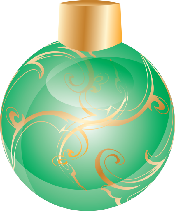 Transparent Christmas Ornament Christmas Day Christmas Decoration Green Aqua for Christmas