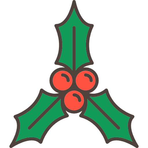 Transparent Mistletoe Christmas Symbol Christmas Ornament Flower for Christmas