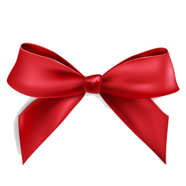 Transparent Christmas Gift Ribbon Bow Tie Necktie for Christmas