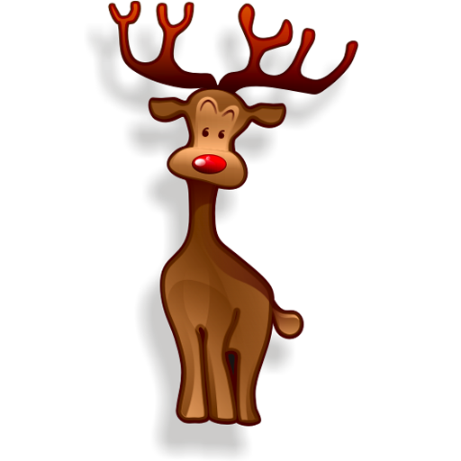 Transparent Santa Claus Christmas Christmas Decoration Deer Reindeer for Christmas