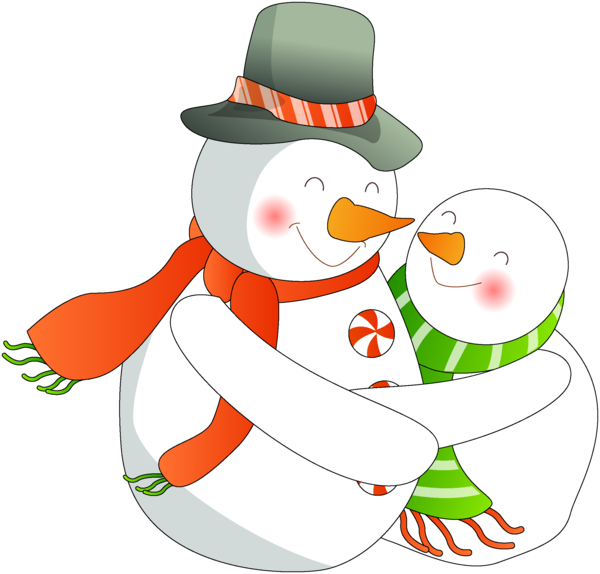 Transparent Snowman Christmas Animation Flightless Bird for Christmas