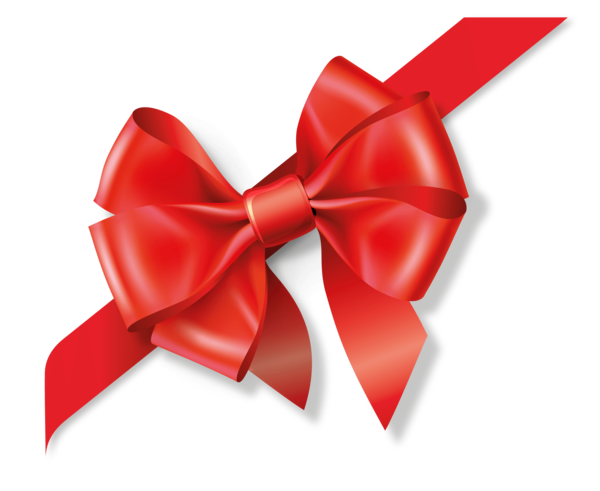 Transparent Christmas Bow And Arrow Gift Bow Tie Ribbon for Christmas