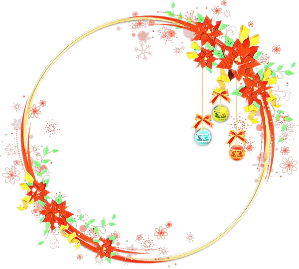 Transparent Christmas Picture Frames Borders And Frames Circle for Christmas