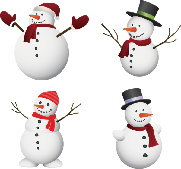 Transparent Christmas Christmas Ornament Snowman for Christmas