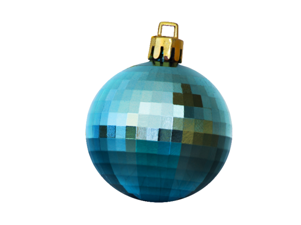 Transparent Christmas Ornament Christmas Day Christmas Decoration Turquoise Blue for Christmas