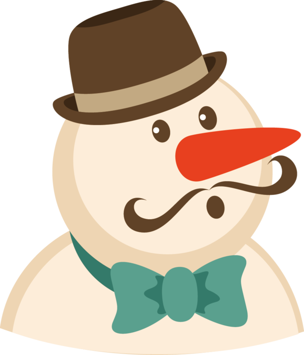 Transparent Christmas Snowman Christmas Card Headgear Hat for Christmas