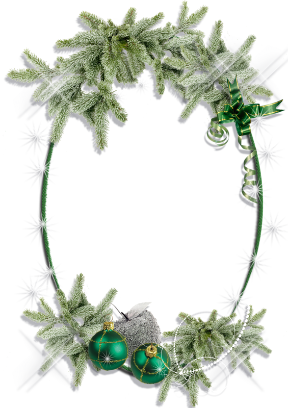 Transparent Picture Frame Christmas Wreath Christmas Decoration for Christmas