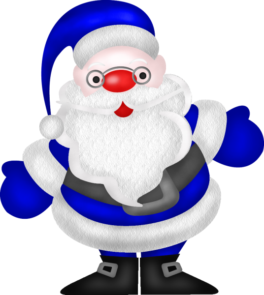 Transparent Santa Claus Christmas Character for Christmas