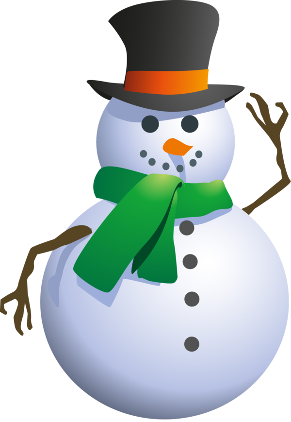 Transparent Snowman Drawing Christmas Christmas Ornament for Christmas