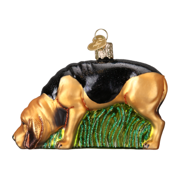 Transparent Bloodhound Christmas Ornament Christmas Dog for Christmas