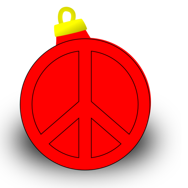 Transparent Christmas Ornament Symbol Circle for Christmas