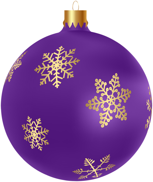 Transparent Christmas Day Christmas Ornament Art Museum Purple for Christmas