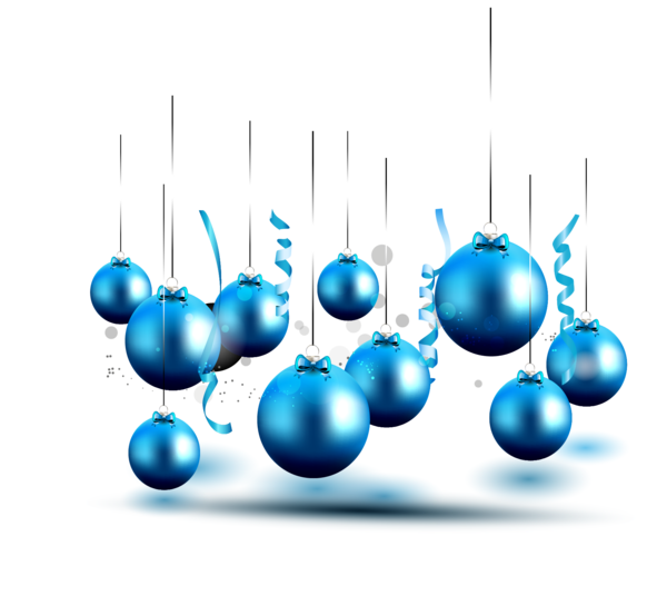Transparent Christmas Christmas Decoration Christmas Ornament Blue Sphere for Christmas