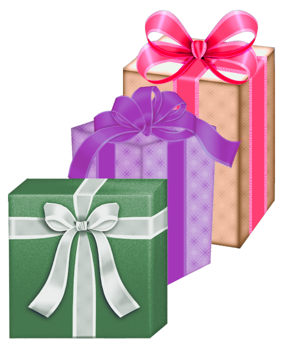 Transparent Gift Christmas Gift Birthday Pink Box for Christmas