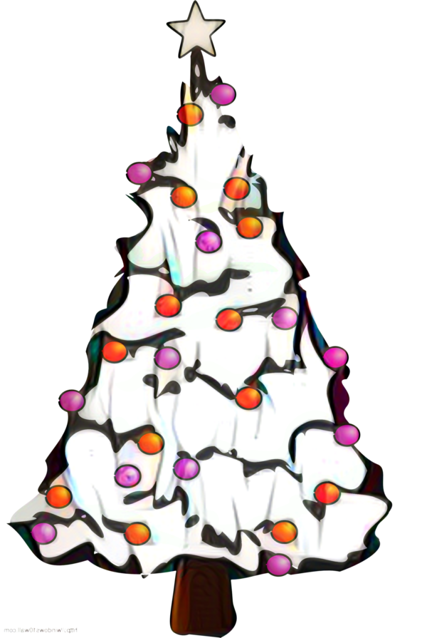 Transparent Christmas Day Christmas Tree Santa Claus Christmas Decoration for Christmas