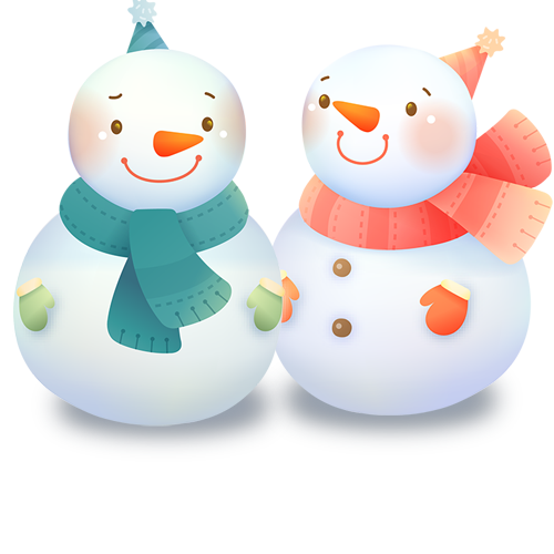 Transparent Snowman Winter Christmas Christmas Ornament for Christmas