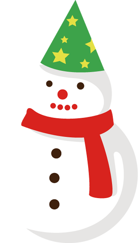 Transparent Snowman Party Hat Fictional Character for Christmas