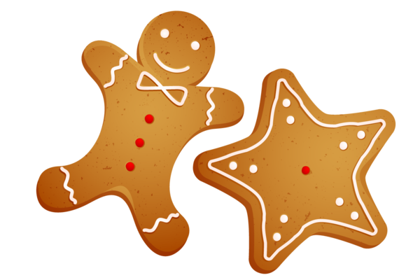Transparent Gingerbread Man Gingerbread Biscuit Food Lebkuchen for Christmas