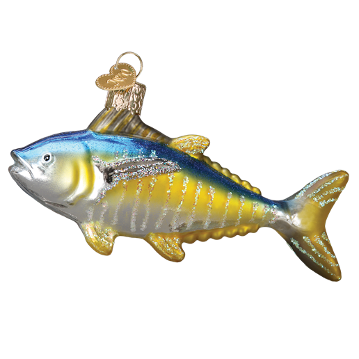 Transparent Christmas Ornament Christmas Yellowfin Tuna Bony Fish for Christmas