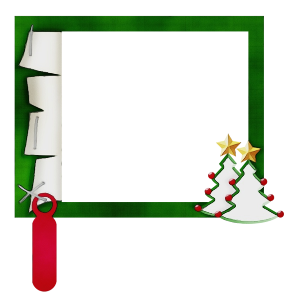 Transparent Christmas Tree Rectangle M Christmas Ornament Picture Frame Christmas for Christmas