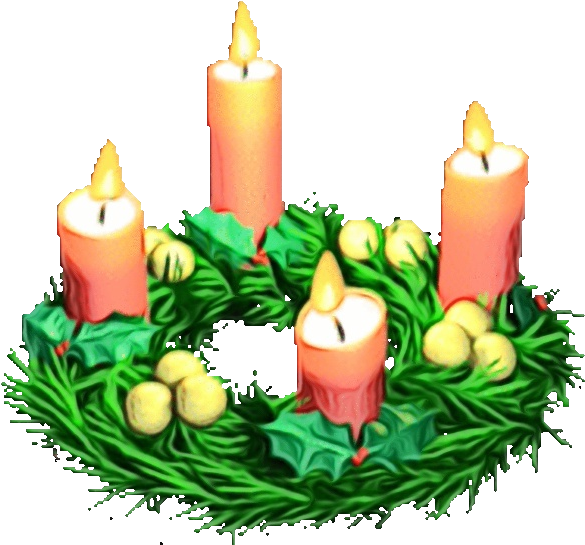Transparent Christmas Ornament Floral Design Christmas Candle Lighting for Christmas