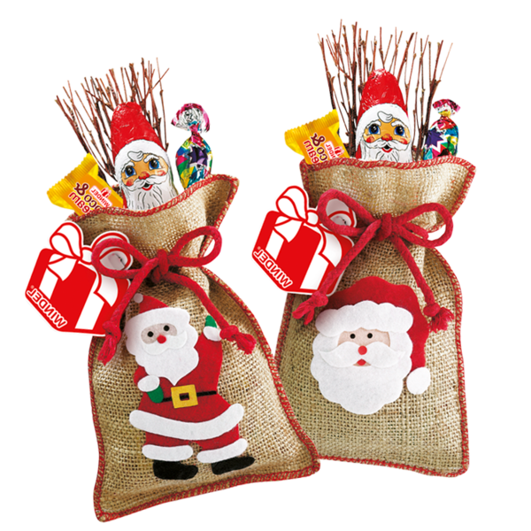 Transparent Diaper Saint Nicholas Day Gunny Sack Christmas Ornament Christmas Decoration for Christmas