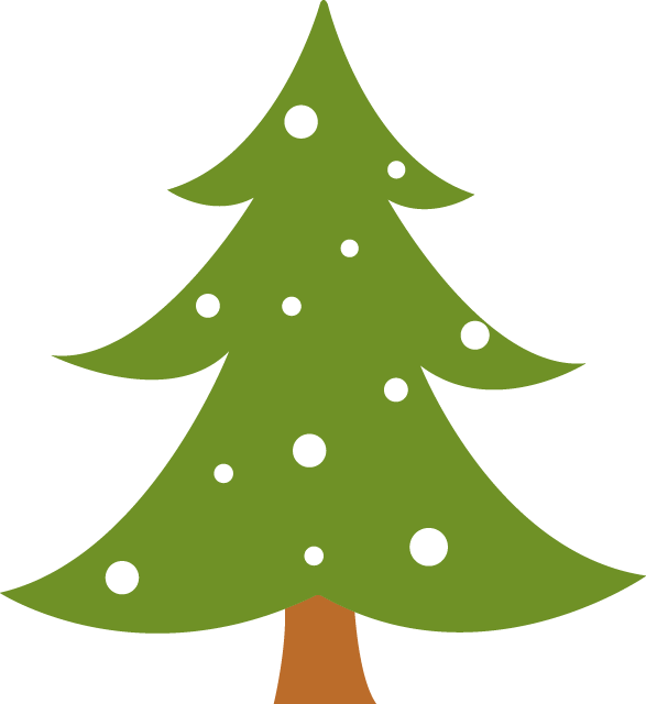 Transparent Cartoon Pine Drawing Fir Pine Family for Christmas
