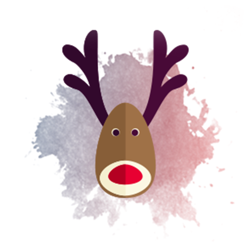 Transparent Reindeer Deer Antler Christmas Ornament for Christmas