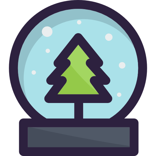 Transparent Christmas Christmas Tree Purple Symbol for Christmas
