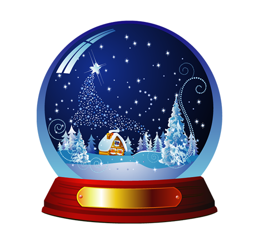 Transparent Snow Globes Christmas Christmas Ornament Technology Sphere for Christmas