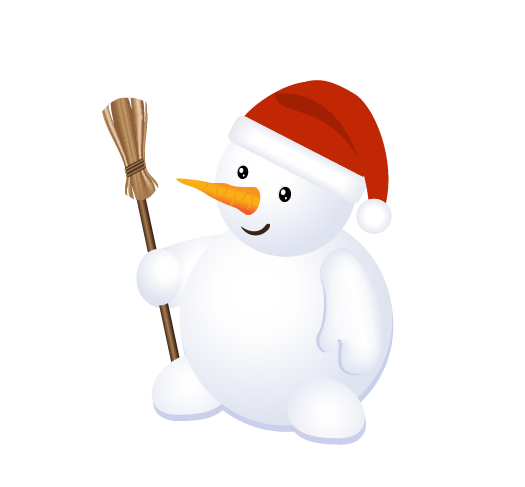 Transparent Snowman Christmas Christmas Ornament Flightless Bird for Christmas