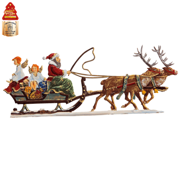Transparent Reindeer Santa Claus Rothenburg Ob Der Tauber Deer for Christmas