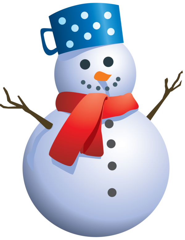 Transparent Snowman Logo Christmas Christmas Ornament for Christmas