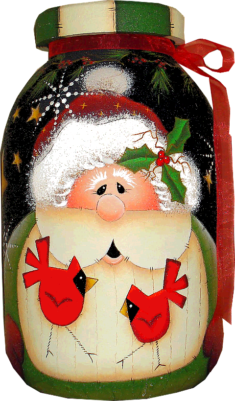 Transparent Painting Tole Painting Christmas Ornament Christmas for Christmas