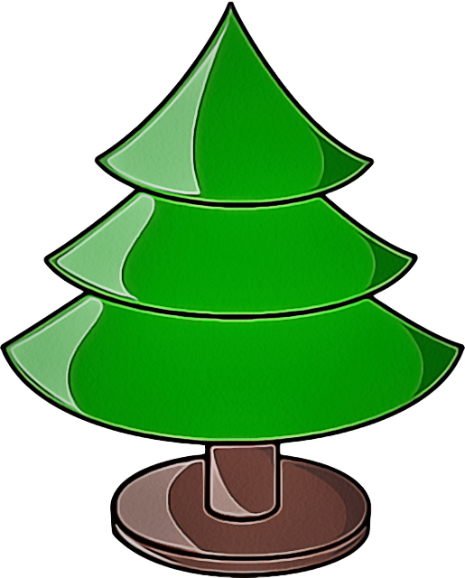 Transparent Green Christmas Tree Christmas Decoration for Christmas