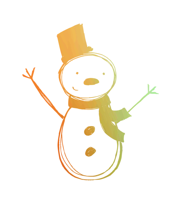Transparent Christmas Ornament Snowman Christmas Day for Christmas