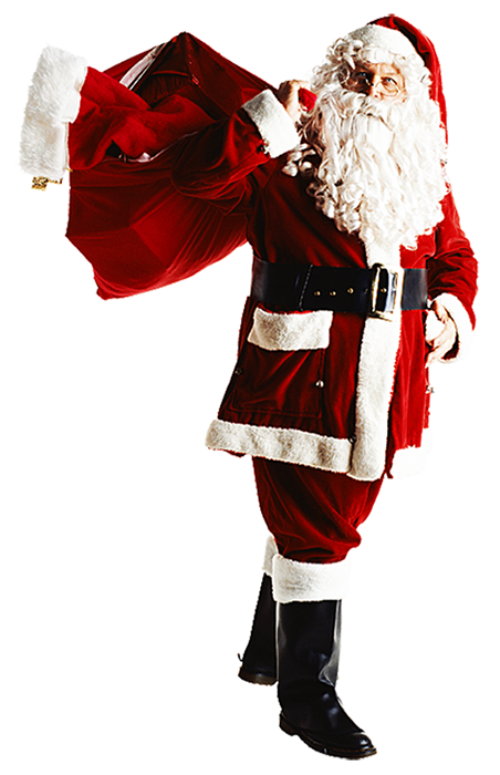 Transparent Santa Claus Christmas Ded Moroz Costume for Christmas
