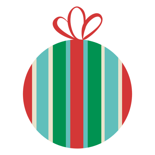 Transparent Christmas Ornament Logo Circle for Christmas