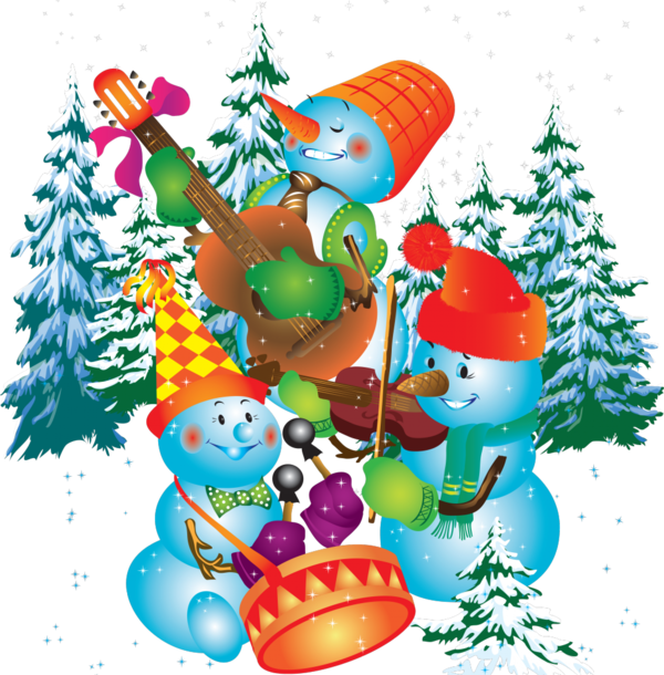 Transparent Snegurochka Ded Moroz Snowman Christmas Christmas Ornament for Christmas