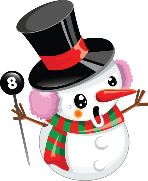 Transparent Snowman Christmas Feliz Navidad Christmas Ornament for Christmas