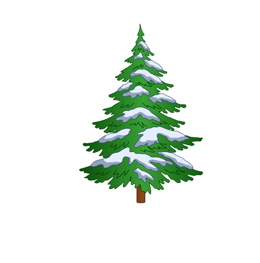 Transparent Snow Fir Christmas Tree Pine Family for Christmas