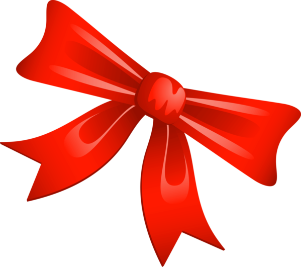 Transparent Christmas Gift Ribbon Red for Christmas