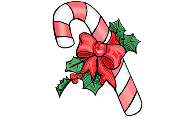 Transparent Candy Cane Christmas Day Drawing Christmas for Christmas