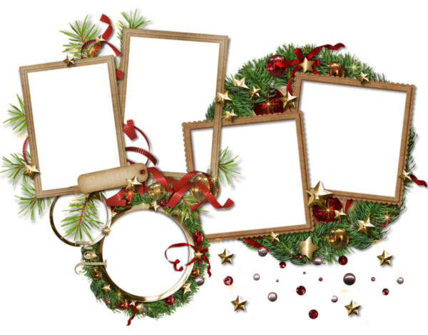 Transparent Christmas Ornament Christmas Picture Frames Christmas Decoration for Christmas