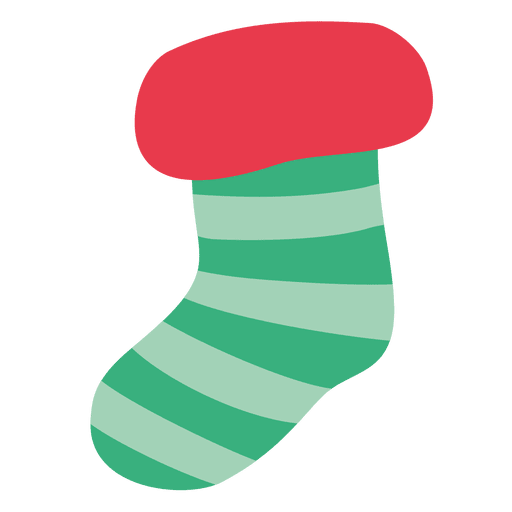 Transparent Christmas Christmas Stockings Sock Green Line for Christmas