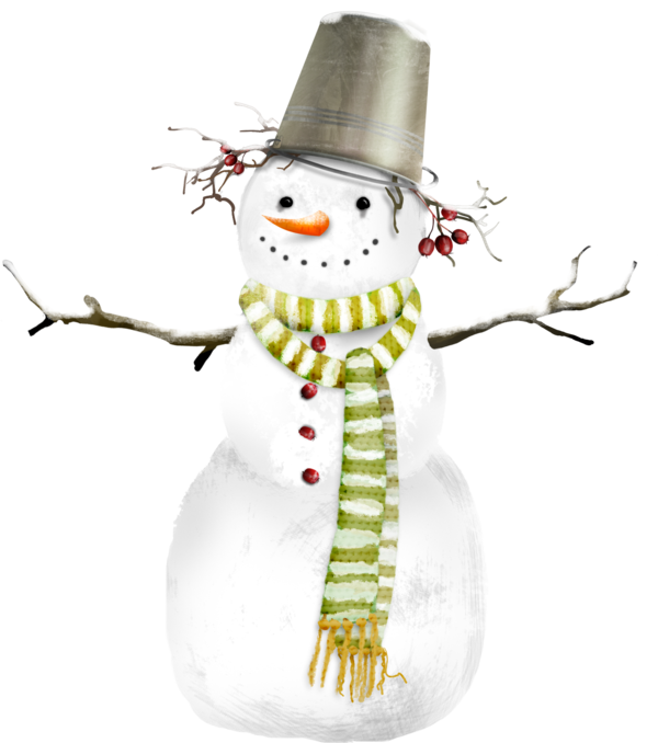 Transparent Christmas Drawing Snowman Christmas Ornament for Christmas